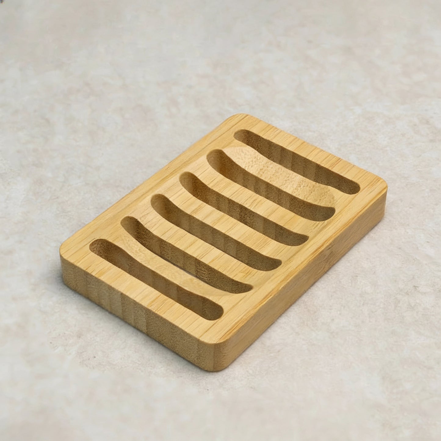Minimalist Natural Bamboo Soap Tray | Eco-Friendly & Self-Draining