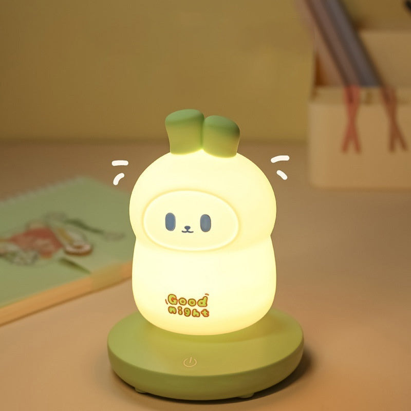 Ambient Mochi Rabbit Lamp - Soft Silicone Glow