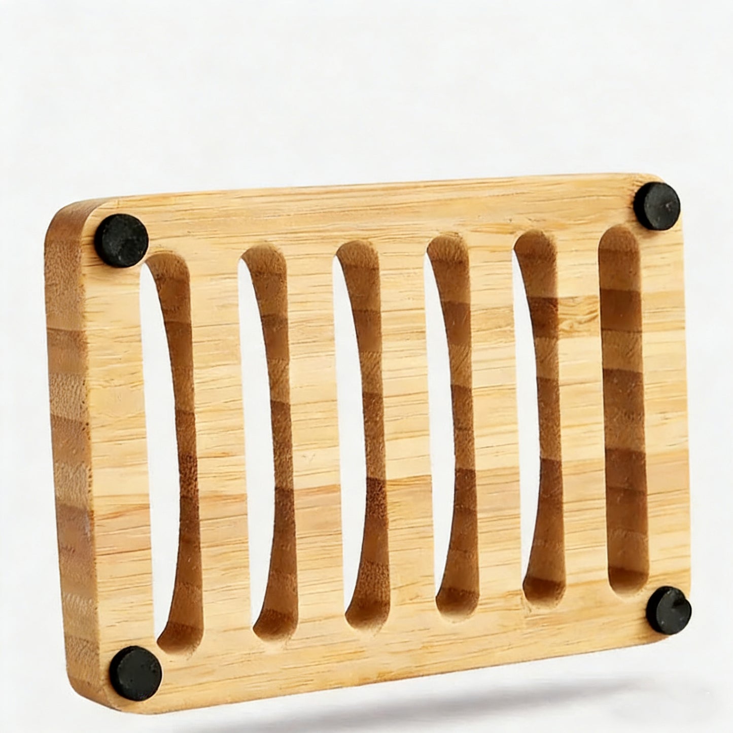 Minimalist Natural Bamboo Soap Tray | Eco-Friendly & Self-Draining